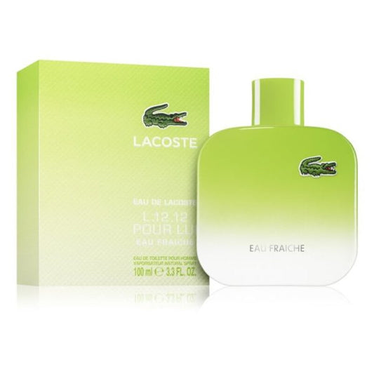 Lacoste Men's L.12.12 Eau Fraiche EDT Spray 3.4 oz Fragrances