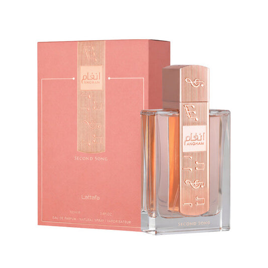 Lattafa Unisex Angham Second Song EDP Spray 3.4 oz