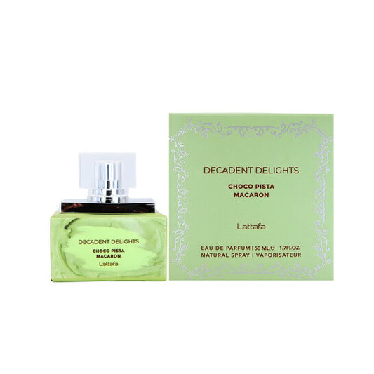 Decadent Delights Choco Pista Macaron by Lattafa EDP For Women 1.7 OZ