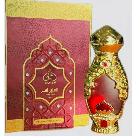 Rayef Amber Emir 0.67 oz Concentrated Perfume Oil
