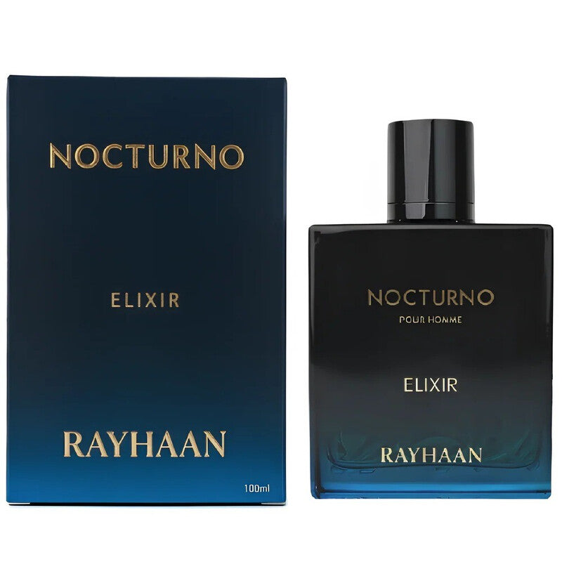Rayhaan Nocturno Elixir Eau de Parfum Spray 3.4 oz (For Men)