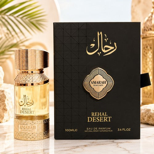 Amarah Perfumes Rehal Desert Eau de Parfum Spray 100 mL Regular Size Citrus