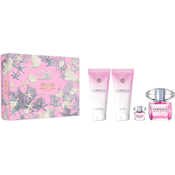 Versace Bright Crystal 4 Piece Gift Set