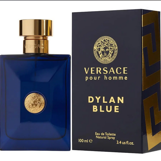 VERSACE DYLAN BLUE 3.4oz Full package and tester box