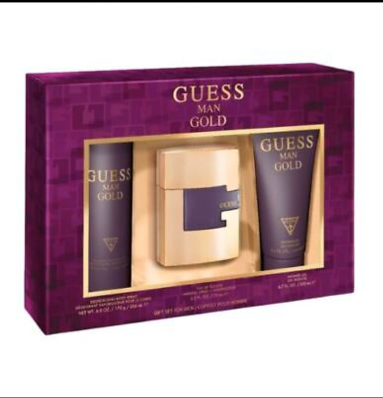 Guess Man Gold by Guess 3pc Gift Set